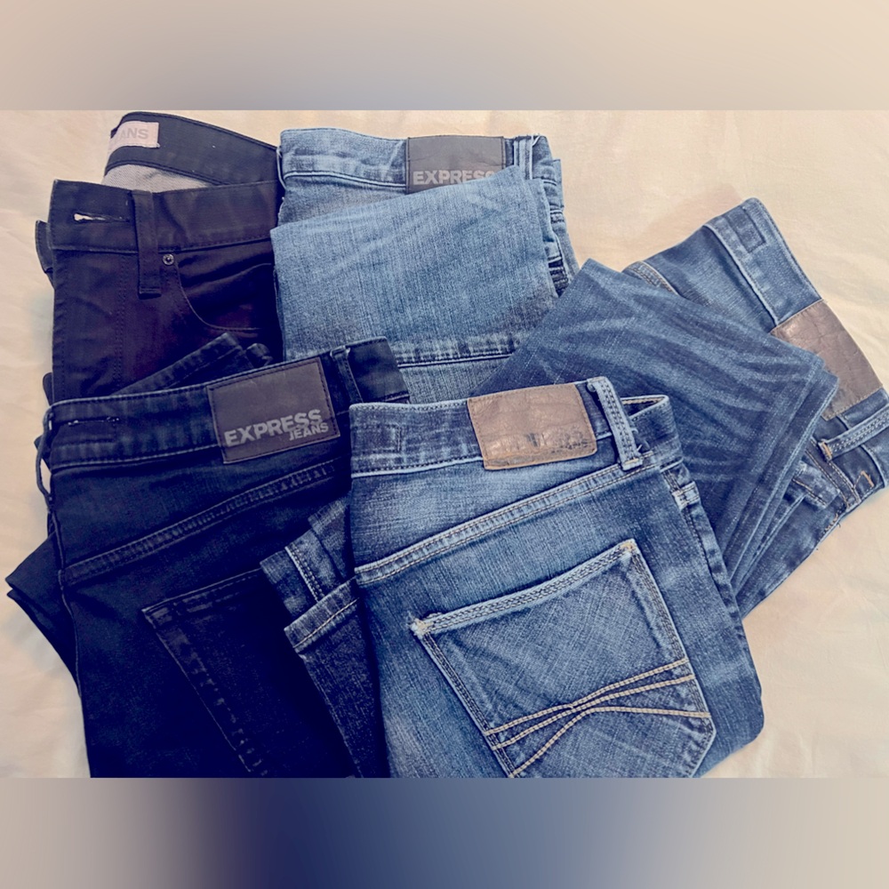 Men’s Express Skinny Jeans, dress pants & khakis!